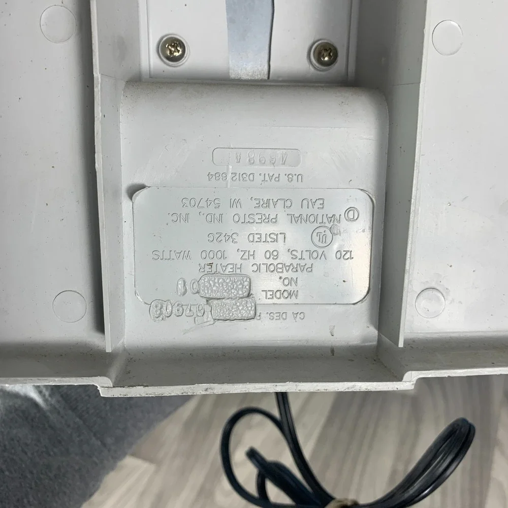 Used Presto HeatDish Plus Parabolic Heater Tested‎